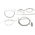 LA Choppers Standard Braided Handlebar Cable/Brake Line Kit | LA-8151KT-19