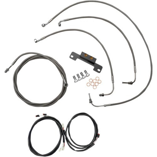 LA Choppers 18" - 20" Cable Kit for '17+ FL | LA-8055KT3-19