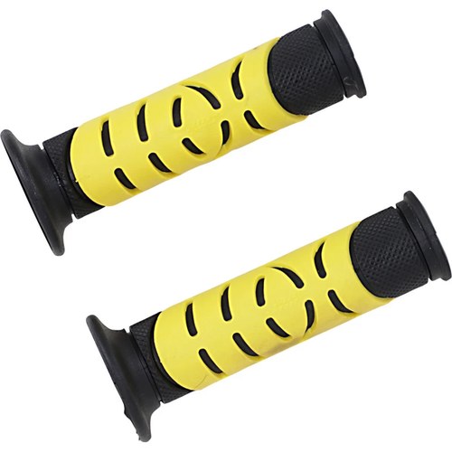 Pro Grip Black/Yellow 719 Gel Grips w/ Open Ends | PA0719OENEGI