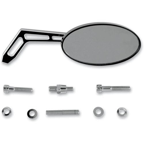Pro-One Performance Mirror - Oval - Black - Right | 102320B