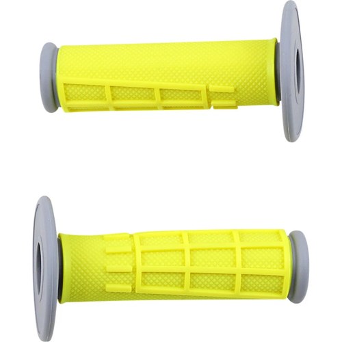 Moose Racing Yellow Half Waffle Compound Grips | 1MG2315-YEM