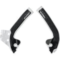 Acerbis X-Grip Frame Guards - TC/SX 85 - White/Black | 2686041035