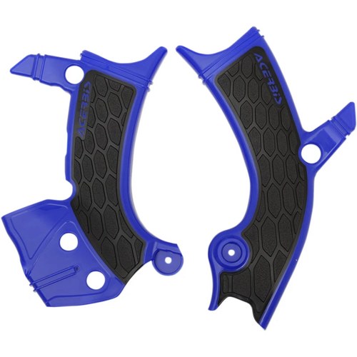 Acerbis X-Grip Frame Guards - YZ450F - Blue/Black | 2689411034