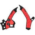 Acerbis X-Grip Frame Guards - CRF250L - Black/Red | 2726851042