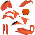 Acerbis Full Replacement Plastic Kit - '11 OE Orange/Black | 2205290145