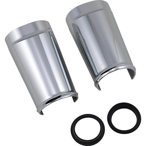 Arlen Ness Fat Tire Fork Boot Cover - Chrome | 20-041
