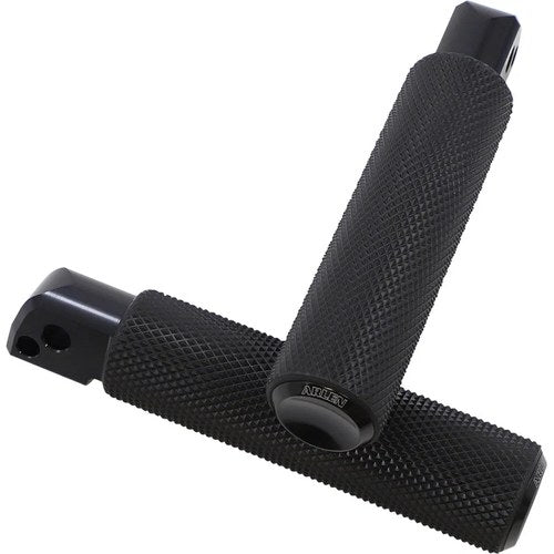 Arlen Ness Passenger Knurled Peg - Black - Flde | 07-943