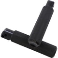 Arlen Ness Passenger Knurled Peg - Black - Flde | 07-943