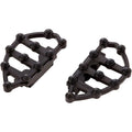 Arlen Ness MX Passenger Boards - Black | 06-896