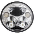 Custom Dynamics 7" TruBEAM Headlamp - Chrome - Chieftain | CDTB-7-IF-C