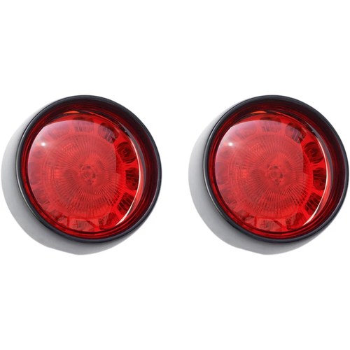 Custom Dynamics Bullet Turn Signal - 1156 - Black - Red Lens | PB-BB-R-1156BR