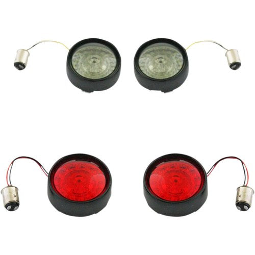 Custom Dynamics Full Bullet Turn Signal Conversion Kit - Black | PB-BCM2-BB-B