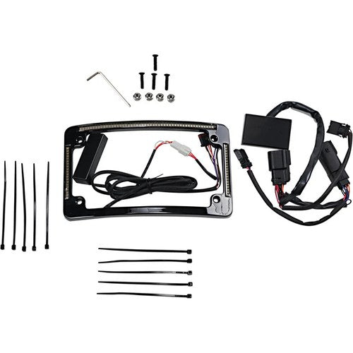 Custom Dynamics All in One License Plate Frame - Black | TF05-BCM-B