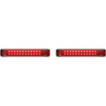 Custom Dynamics Saddlebag Lights - SS6 - Black/Red | PB-SB-SS6-BR