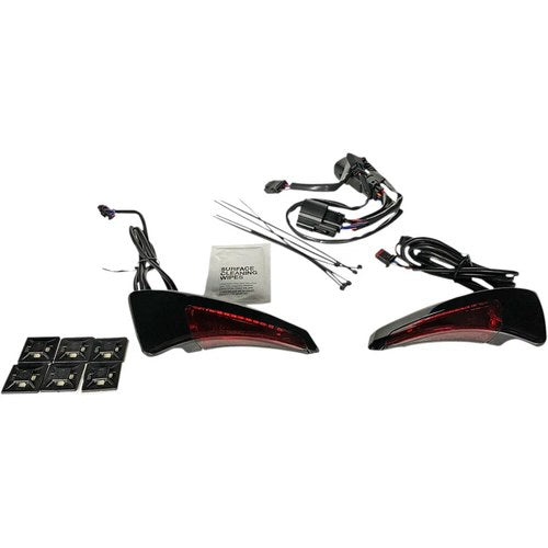 Custom Dynamics Sequential Tour Pak Seat Back Rest LED Lights | CD-TPBR-14BCMRB