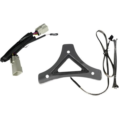Custom Dynamics LED Backrest Light - Run/Brake - Chrome | CD-BR-TKE-C