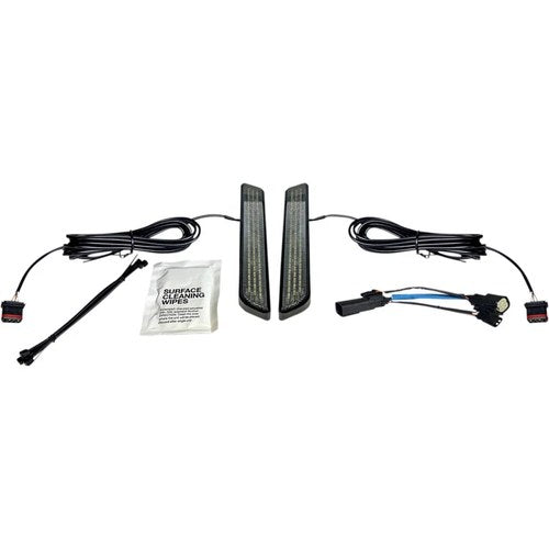 Custom Dynamics LED Fork Light - Smoke - Black | CD-FORK-SS6-SB