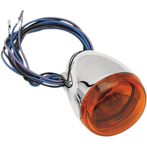 Chris Products Turn Signal - Chrome/Amber | 8501A