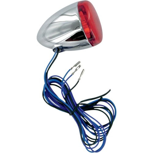 Chris Products Turn Signal - Chrome/Red | 8501R