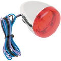 Chris Products Turn Signal - Chrome/Red | 8887R