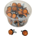 Chris Products License Plate Reflectors - 40ct Tub - Amber | CH40A