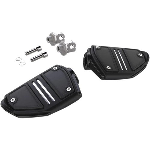 Ciro Twin Rail Footpeg - With Mount - Black | 61425