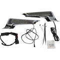 Ciro Filler Panel LED Lights - Chrome/Red | 40045