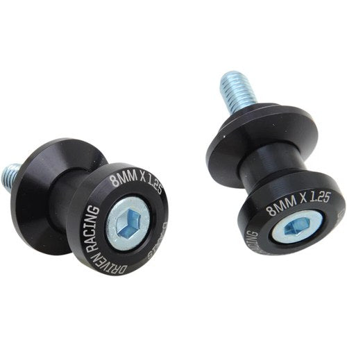 Driven Racing D-Axis Spools - Black - 8 mm | DXS-8 BK
