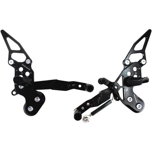 Driven Racing TT Rearset - Z125 | DRP-724-BK