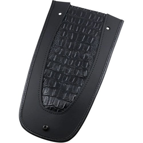 Drag Specialties Fender Skin - Embossed Faux Gator Leather Center | 1405-0139