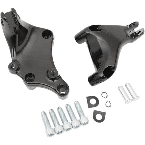 Drag Specialties Passenger Peg Mount - Black - XL '14+ | P17-0412B