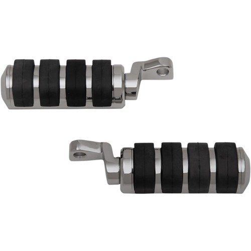 Drag Specialties Soft-Ride Chrome Foot Pegs - XL | P17-0340IS