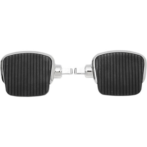 Drag Specialties Footboard - Male 4" - Chrome | 77510S4