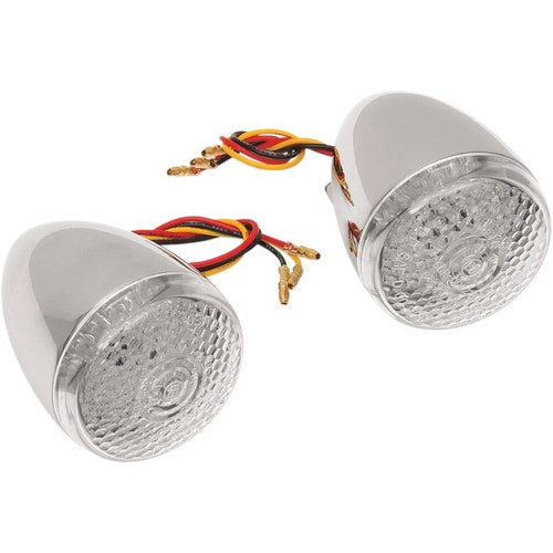 Drag Specialties Turn Signal Kit - Clear/Amber | 20-6579BCLED