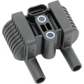Drag Specialties Dual-Fire Ignition Coil - Harley Davidson - Black | 10-2004