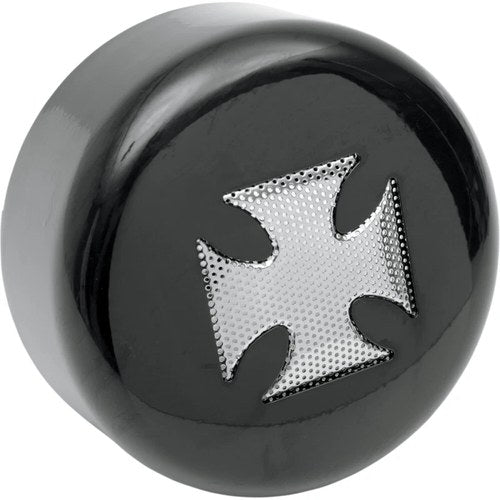 Drag Specialties Horn Cover - Cross - '91-'19 - Black | 76705MB4