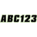 Hardline Sticker Kit - 2" - Black/Kiwi | BLKKI500