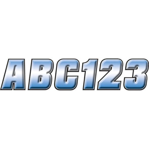Hardline Sticker Kit - 2" - Chrome/Black | CHBLK500