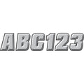 Hardline Sticker Kit - 2" - Silver/Black | SIBLK500