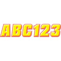 Hardline Sticker Kit - 2" - Yellow/Red | YERED500