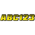 Hardline I.D. Sticker Kit - 300 Series - Yellow Gradation | YEBKG300