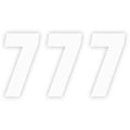 Factory Effex FX Factory Number 7 - White - 7" | 08-90097