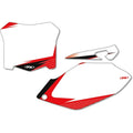 Factory Effex Graphic Number Plates - White - CRF450R | 12-64336