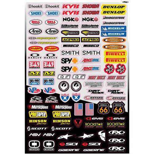 Factory Effex Decal Kit - Micro Sponsor | 10-68014