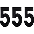 Factory Effex FX Number 5 - Black - 6" | 02-4455