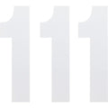 Factory Effex FX Number 1 - White - 6" | 02-4461
