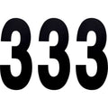 Factory Effex FX Number 3 -Black - 8" | 02-4473