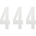 Factory Effex FX Number 4 - White - 8" | 02-4484