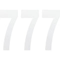 Factory Effex FX Number 7 - White - 8" | 02-4487