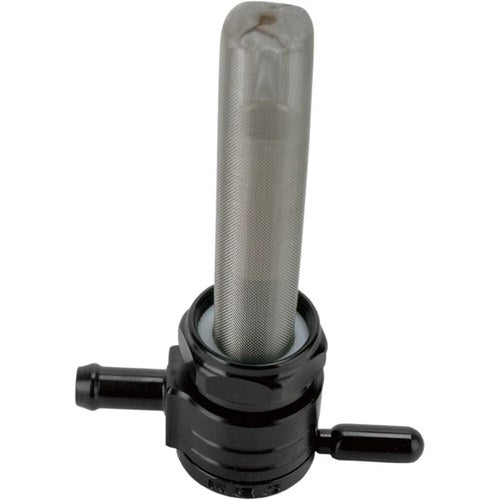 Golan Products Petcock - Black - 22mm - Straight | 76-312S-BLK